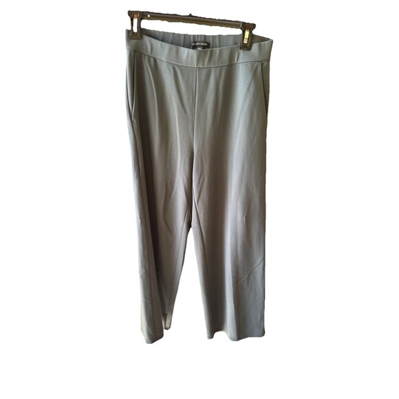Eileen Fisher Washable Stretch Crepe Pull On Pants Size Petite Small Gray - Picture 1 of 10